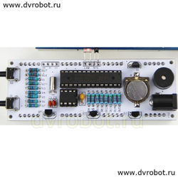 Набор DIY / LED часы - оранжевый