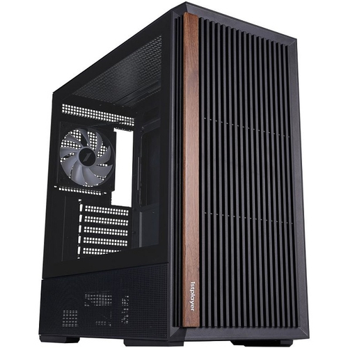 Корпус Midi-Tower 1STPLAYER WD7 ARGB, черный (WD7-BK-4FA7-2FA7R)