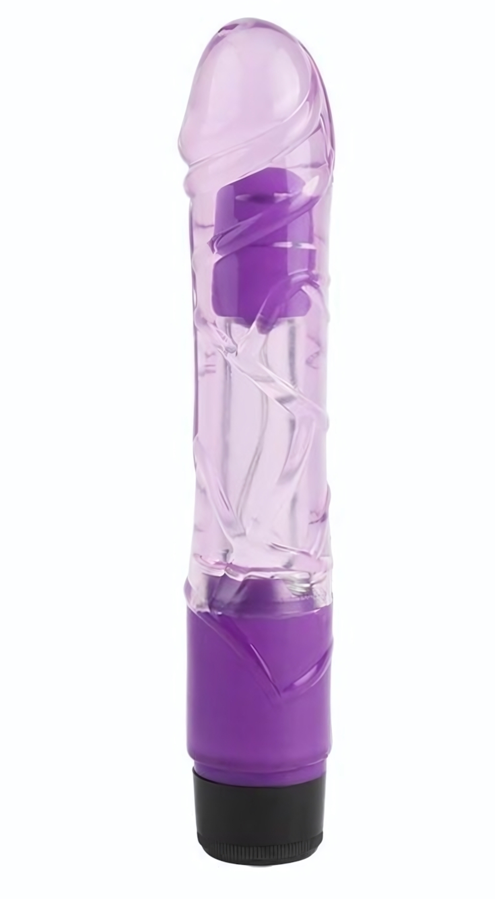 Сиреневый вибратор-реалистик 9 Inch Realistic Vibe - 22,5 см. (Цвет: сиреневый)