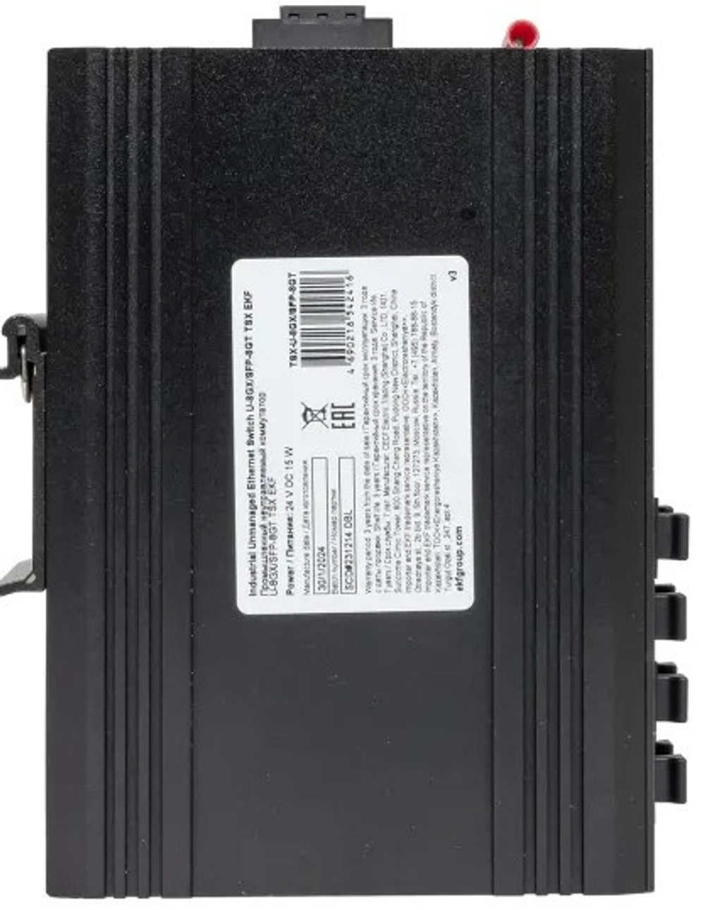 Коммутатор промышленный неуправляемый EKF TSX-U-8GX/SFP-8GT