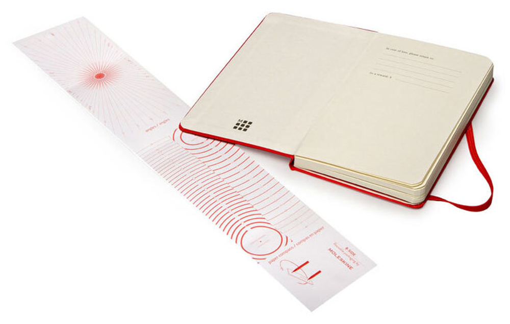 Блокнот для рисования Moleskine Classic Sketchbook (ARTQP063R) Large 130х210мм 104стр. твердая обложка красный