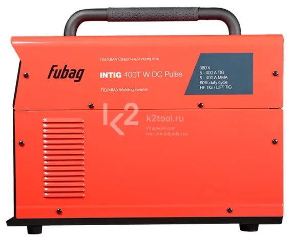 Инвертор сварочный Fubag INTIG 400T W DC PULSE + горелка FB TIG 26 5P, 4 м