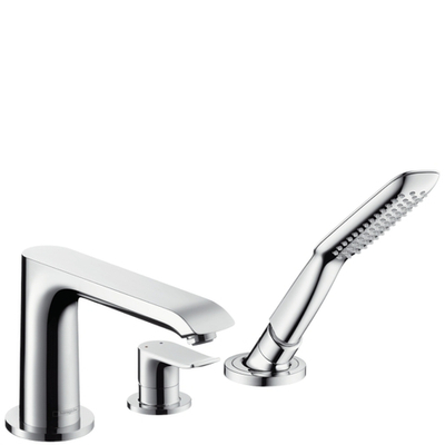 Смеситель на борт ванны 3 отв. Hansgrohe Metris 31190000