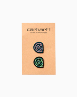 Значки (2шт) Carhartt WIP Helix Pins