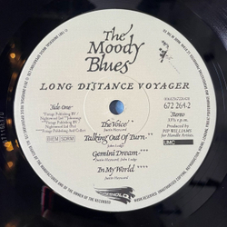 Винтажная виниловая пластинка LP The Moody Blues Long Distance Voyager (EU 2018)