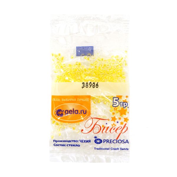 Бисер Preciosa 10/0, 50 г (10 шт по 5 г), цв.38986