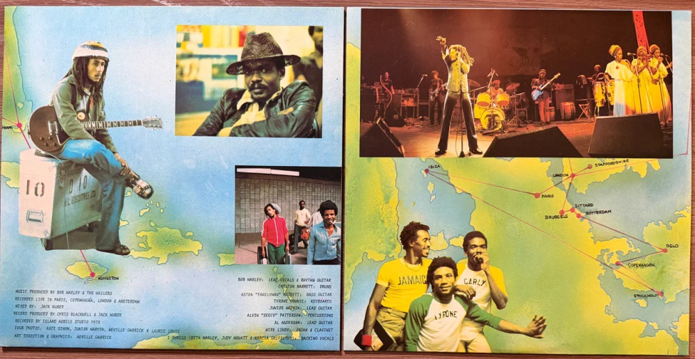 Bob Marley & The Wailers ‎– Babylon By Bus 2LP (Скандинавия 1978г.)