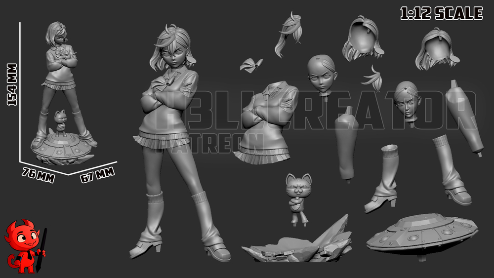 Момо Аясэ Дандадан Фигурка Momo Ayase Dandadan