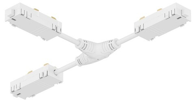 Токопровод T-образный центральный Denkirs SMART UNI TR2115-WH
