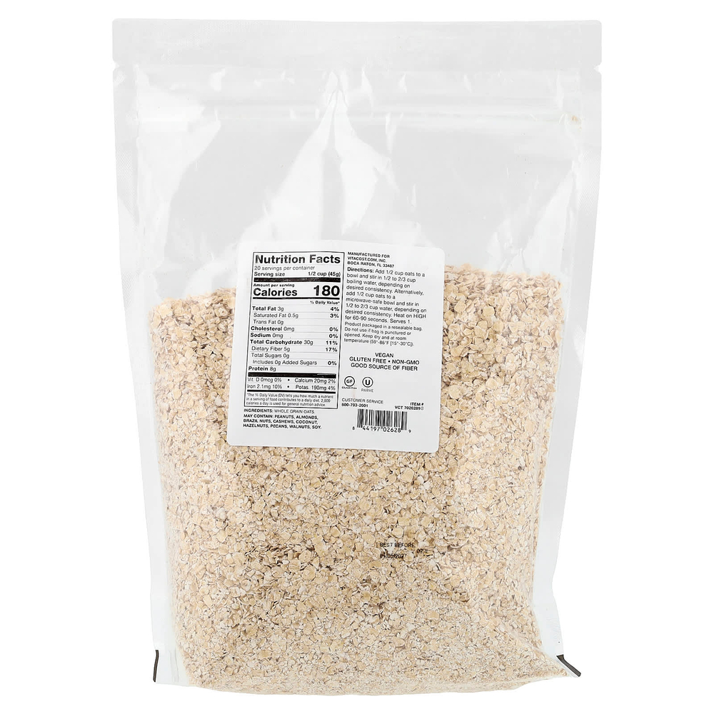 Vitacost, Quick Oats, 907 г (32 унции)