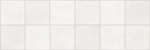 Настенная плитка Alma Ceramica TWU3090CUB07R Cube 30x90 белая матовая под мозаику / пэчворк