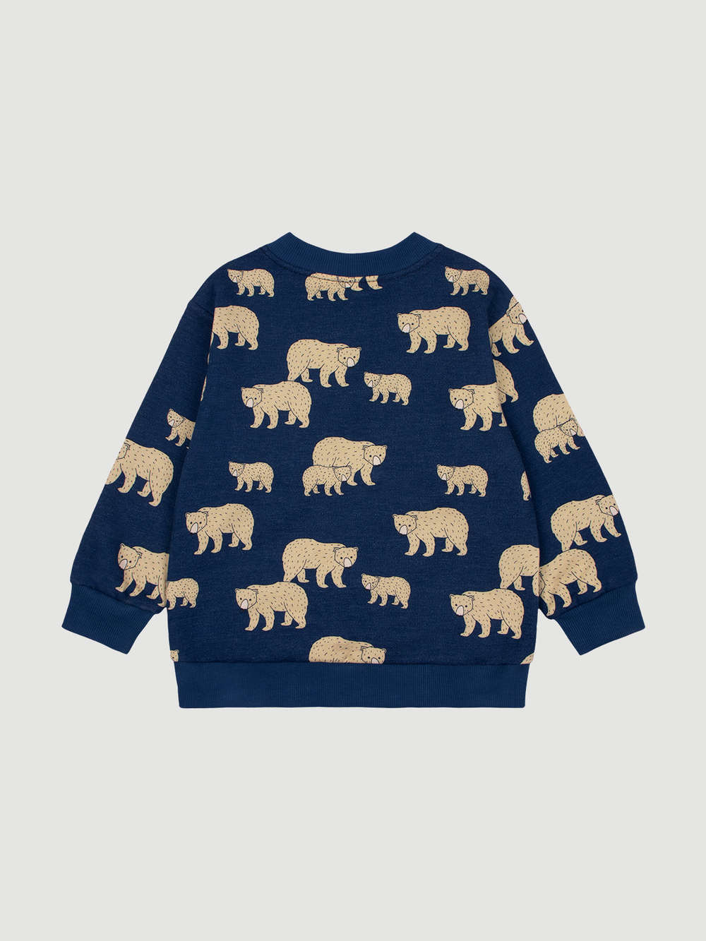 Утеплённый свитшот Mjölk Бурые мишки, уценка