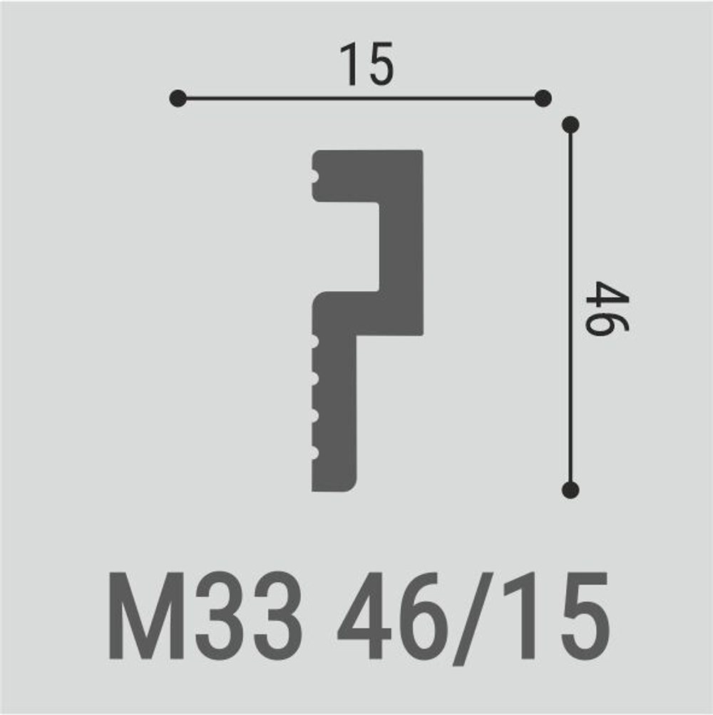 Молдинг М 33