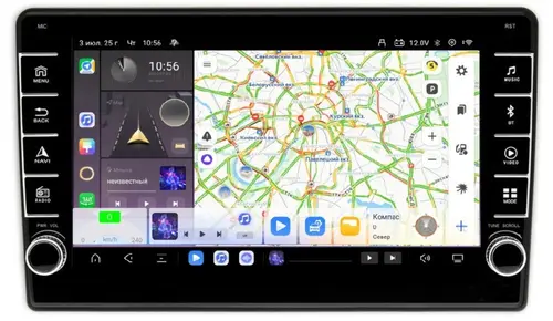 Магнитола для Citroen Berlingo / Peugeot Partner 2008-2022, 3008 2010-2017 - Kuberg SF-9309 (кнопки и крутилки) Android 13, Быстрая, CarPlay, 4G SIM-слот