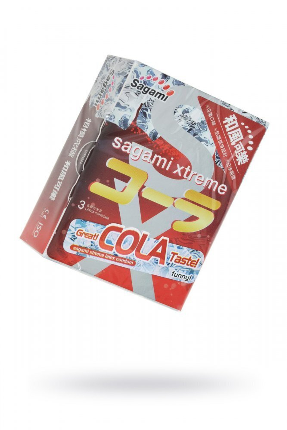 Презервативы Sagami Xtreme Cola латексные с ароматом колы
