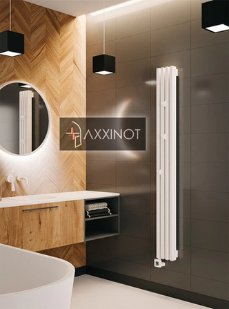 Axxinot Cardea VE 1750 - вертикальный электрический трубчатый радиатор высотой 1750 мм, белый