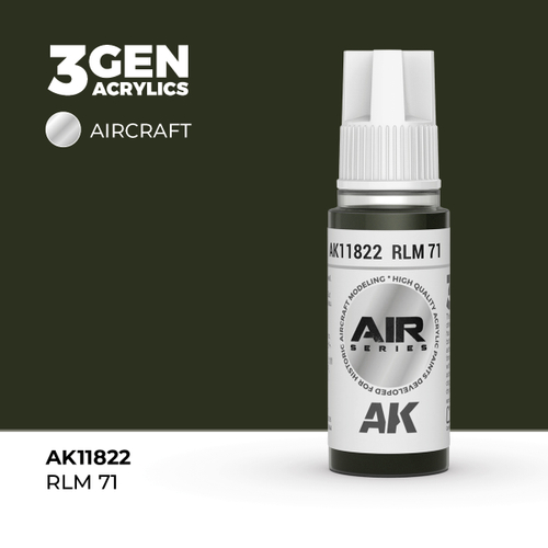 Акриловая краска AK Interactive RLM 71 3GEN AIR, 18мл