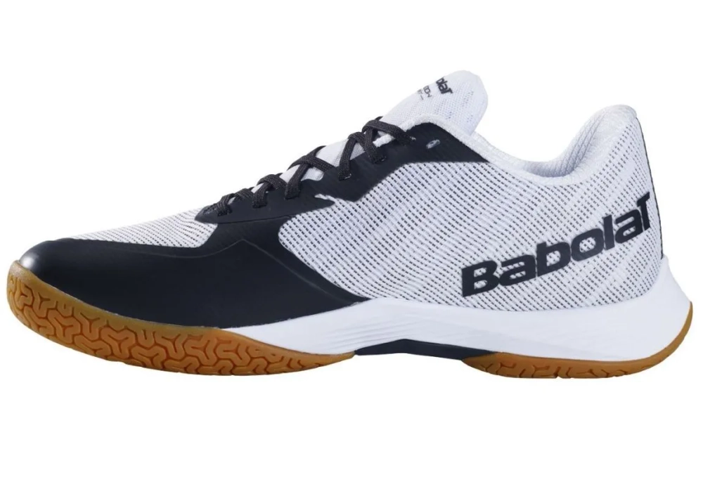 Мужские кроссовки для сквоша/бадминтона Babolat Shadow Spirit 2 - white/black