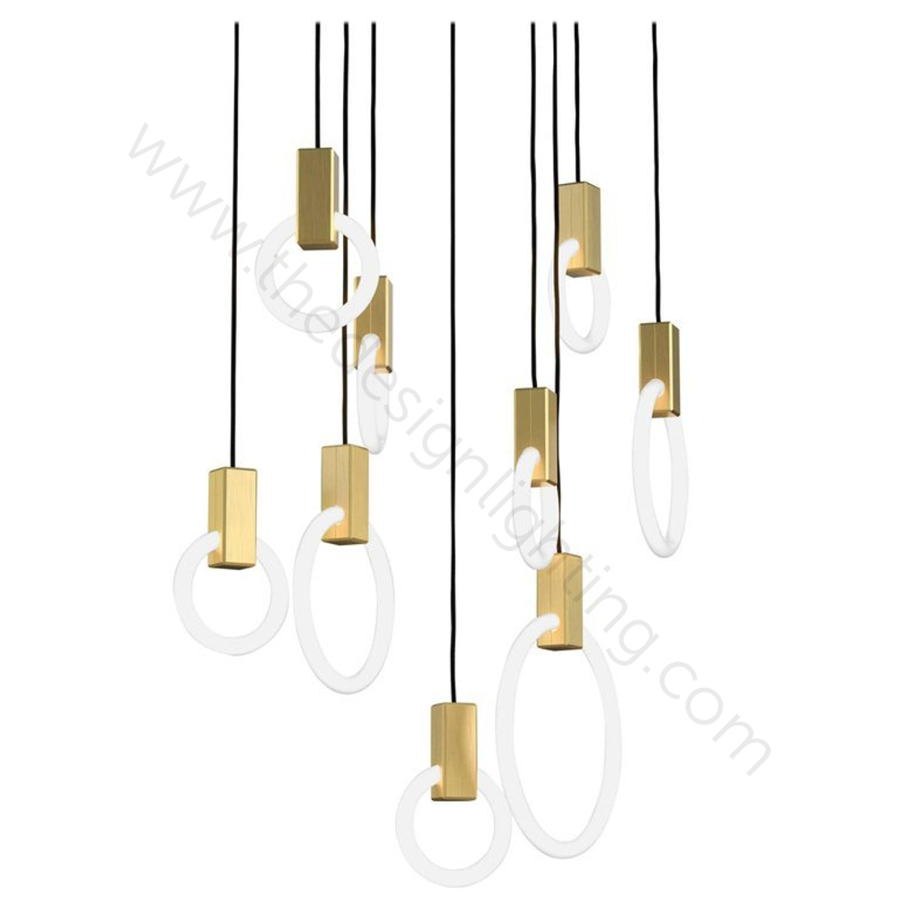 Pendant design lamp Halo by  Matthew McCormick (11 lampshade ов)