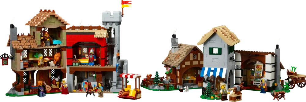 Конструктор LEGO Icons 10332 Средневековая городская площадь