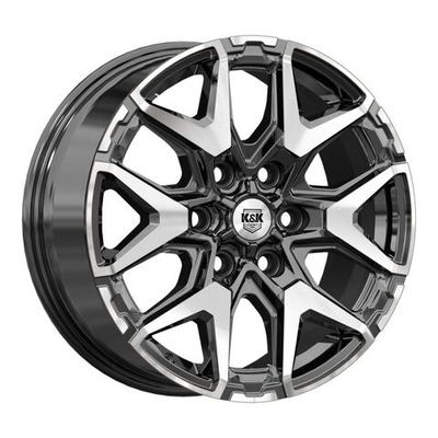 Диск Литой K&K Гангут (КС1176) 7.5 x R18 6x139.7 D92.5 ET50 Алмаз черный