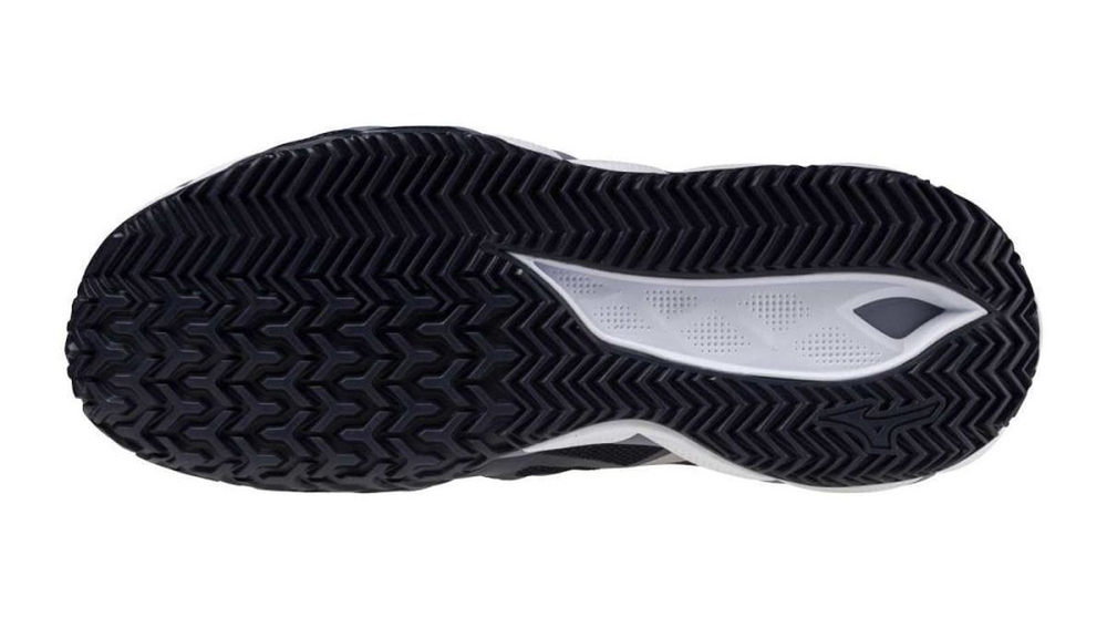 Мужские кроссовки теннисные Mizuno Wave Enforce Tour 2 CC - odyssey gray/white/fiery coral 2