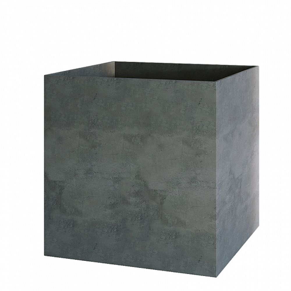 Кашпо CUBE SMOKEY BLUE 70x70x70