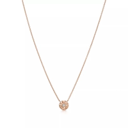 Подвеска из розового золота 18к(750 проба) c бриллиантом, Tiffany 💠 circle pendant
