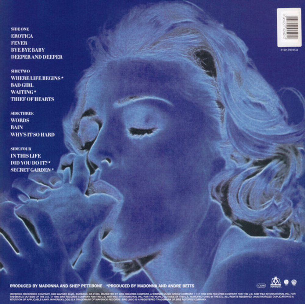 Madonna / Erotica (Coloured Vinyl)(Limited Edition)(2LP)