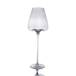 Бокал для вина 380 мл "Zie Optical" d 7,9/5,5 см h24 см оптические грани P.L. - BarWare [6]