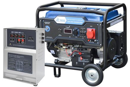 Бензиновый генератор трехфазный TSS SGG 8000EH3NA - [7.8 кВт / 14.09 А] с блоком АВР