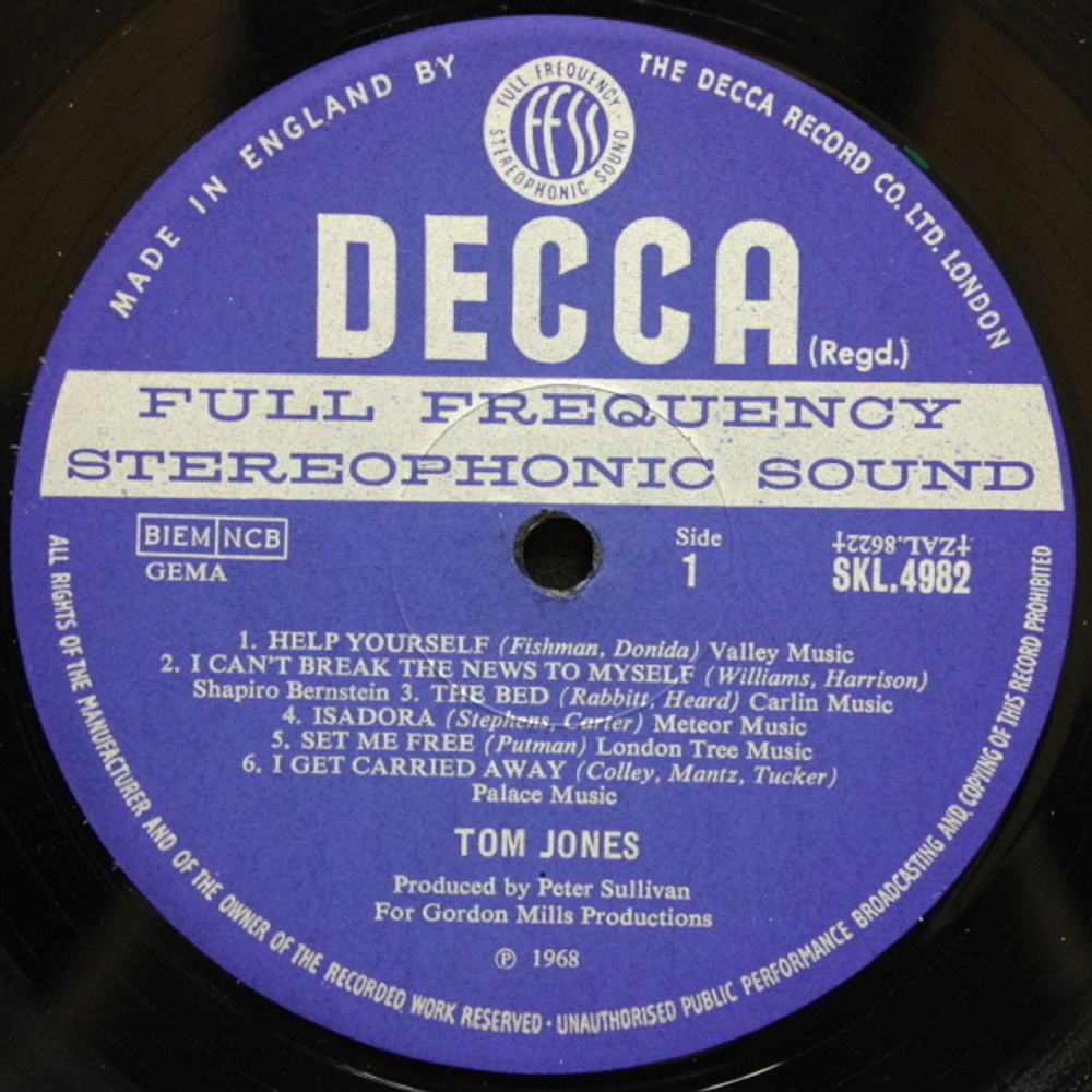Tom Jones / Help Yourself (LP)