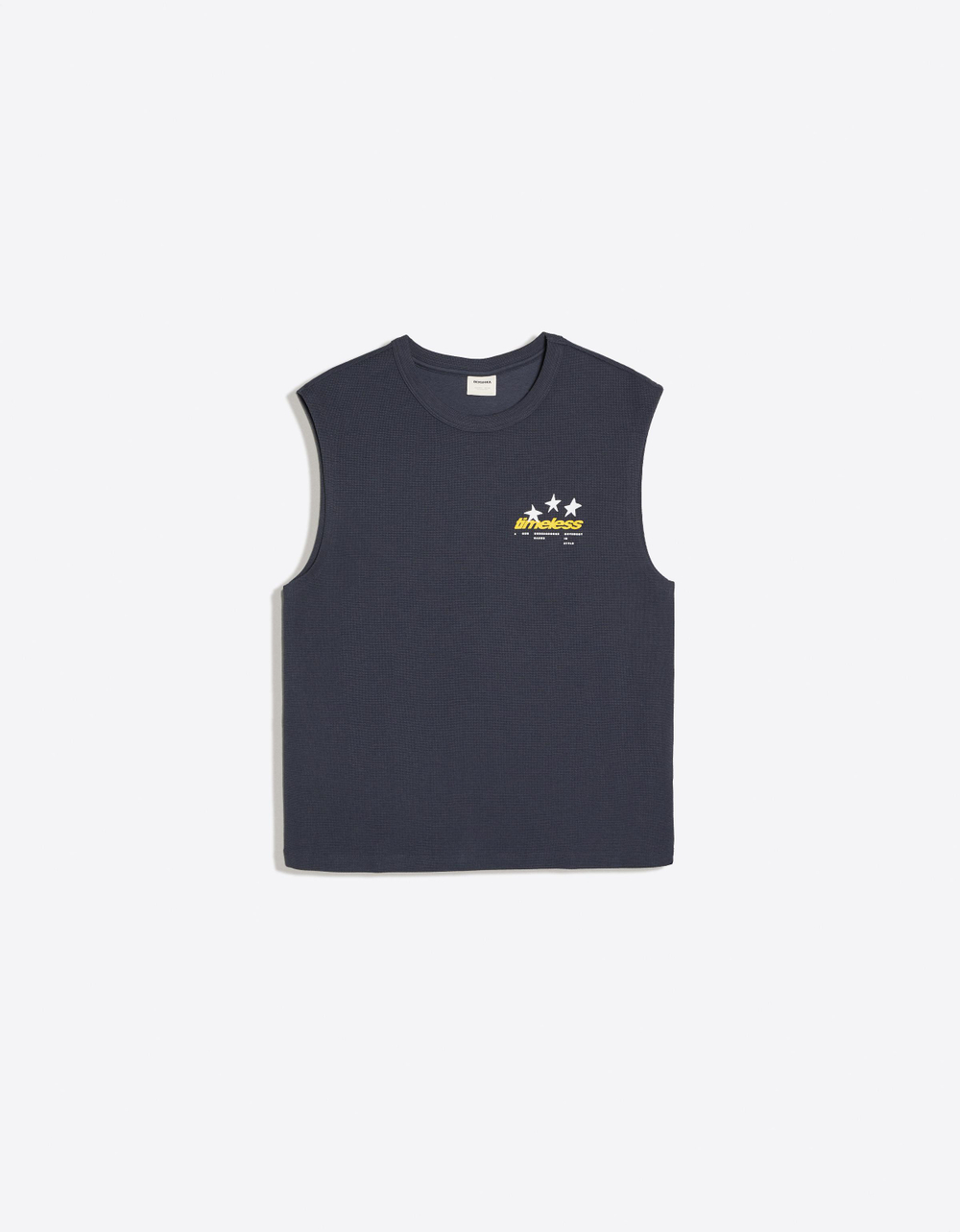 Мужская футболка в стиле workwear с фактурным принтом - BERSHKA