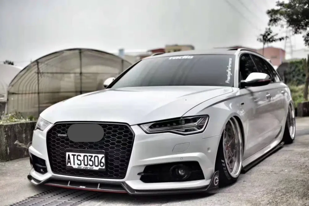 Карбоновая губа для AUDI S6 & A6 S-LINE & A6 AVANT 2016-2018 C7.5 Ауди обвес