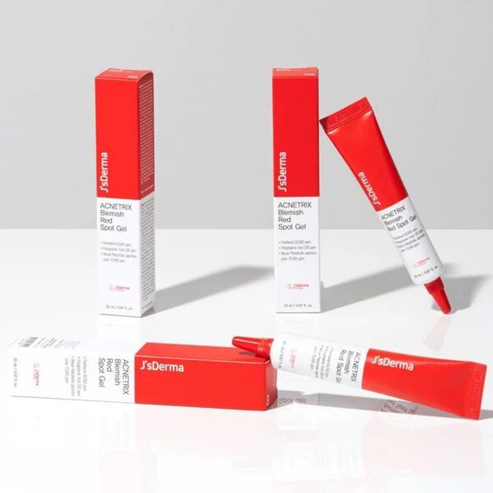 Восстанавливающий точечный крем-гель J'sDerma Acnetrix Blemish Red Spot Gel, 20мл