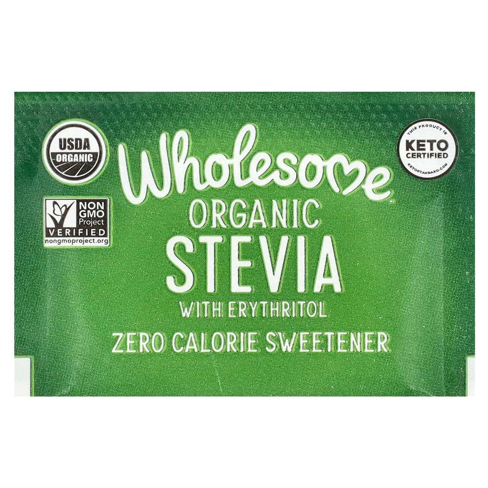 Wholesome Sweeteners, Органическая стевия, смесь подсластителей с нулевой калорийностью, 75 отдельных пакетиков, 75 г (2,65 унции)