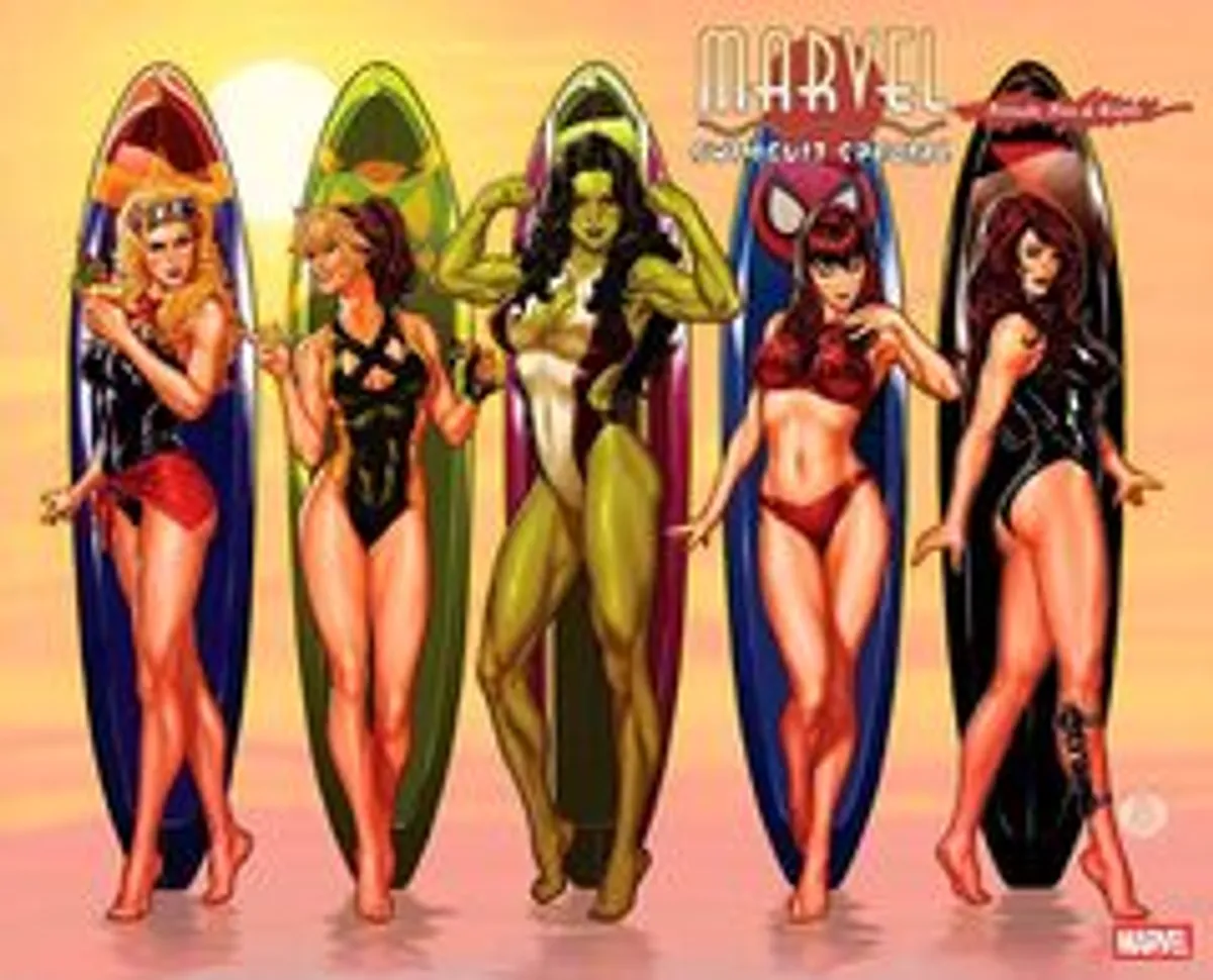 Marvel Swimsuit Special Friends Foes & Rivals #1 (Cover B)