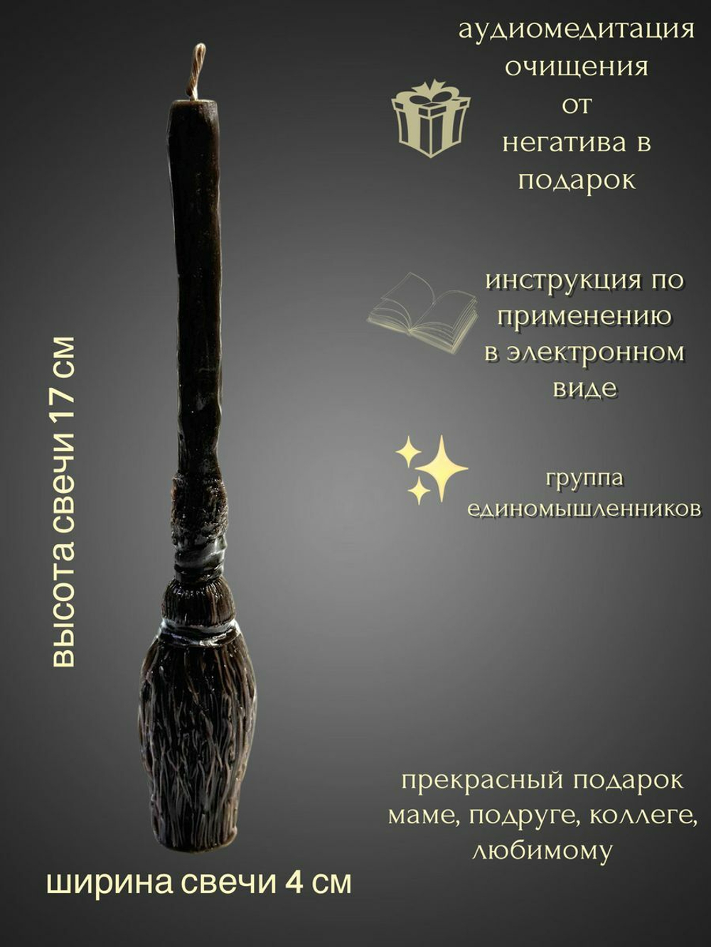 Свеча магическая с травами Защита и Очищение