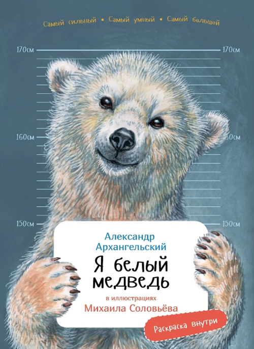Я белый медведь с раскрасками