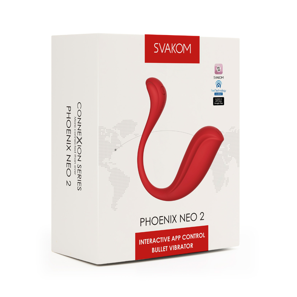 Интерактивное виброяйцо Phoenix Neo 2, Svakom