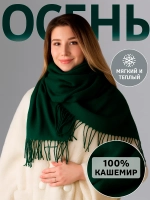 Шарф осенний кашемировый палантин теплый