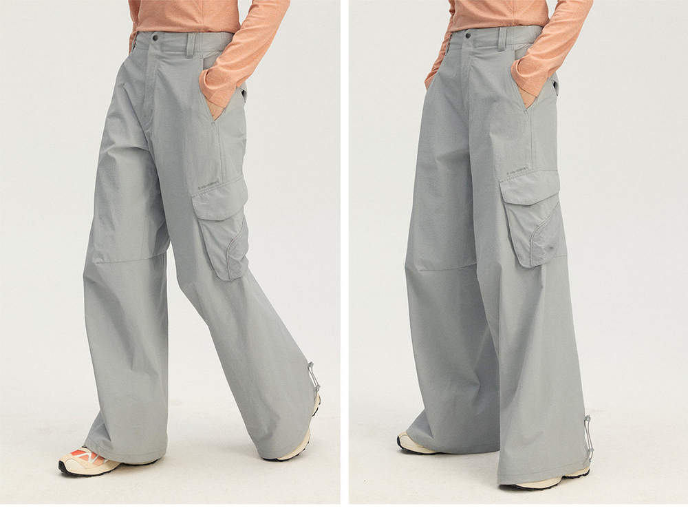 WMNS Штаны Nothomme Monterest Wide-Leg Cargo серый