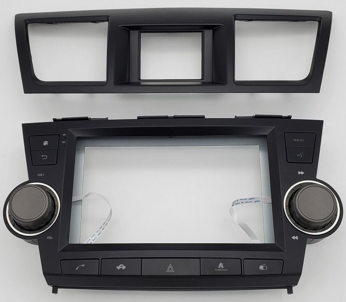 Магнитола для Toyota Highlander 2 2007-2013 XU40 - Kuberg OL-9431-2 QLed, Android 13, Быстрейшая, CarPlay, SIM-слот (кнопки + крутилки)