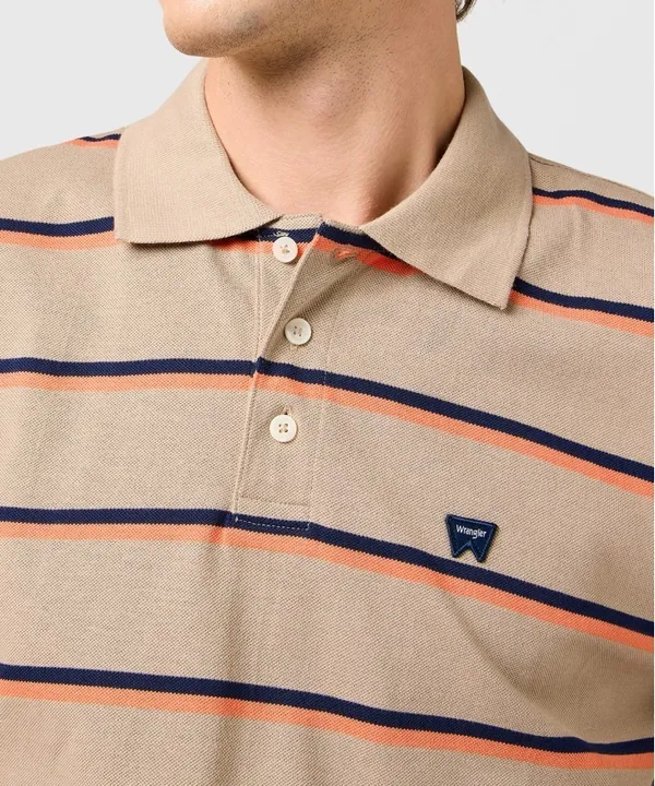 Поло мужское WRANGLER STRIPE POLO SHIRT