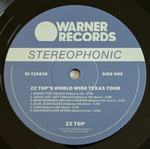 ZZ Top / ZZ Top's World Wide Texas Tour (Limited Edition)(LP)