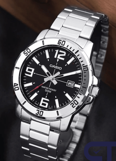Мужские часы японского бренда Casio Collection модель MTP-VD01D-1B