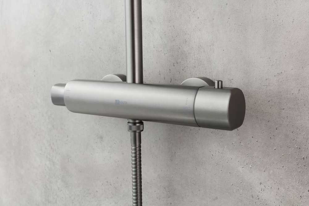 Смеситель для душа термостатический Lemark Bronx - LM3770GM