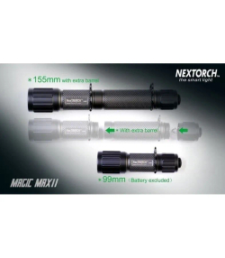 Фонарь Nextorch светодиодный MAGIC MAX II 1W LED, 35 люмен, 1 x NT123A / 2 x AA