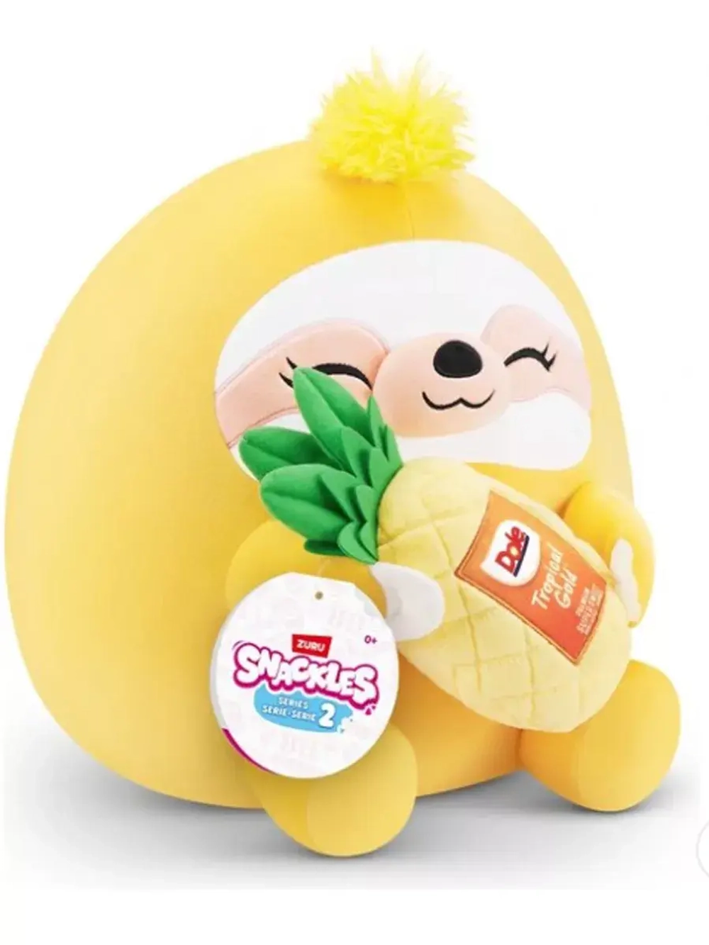 Мягкая игрушка Зуру Snackles Ананас серия 2