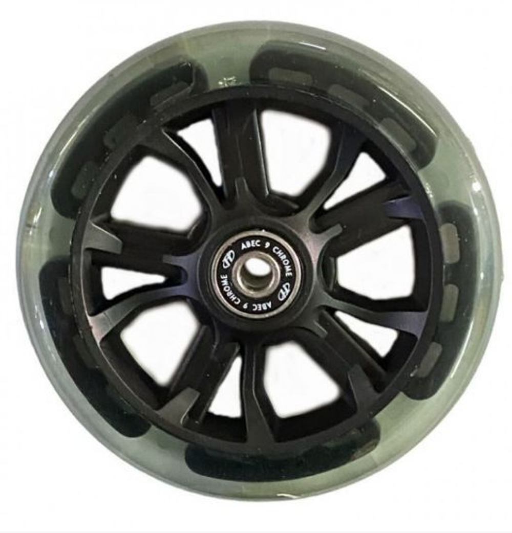 Колесо Comfort 125 R dark green ABEC - 9, LED-подсветка (10013160/100722/3343088, Китай)